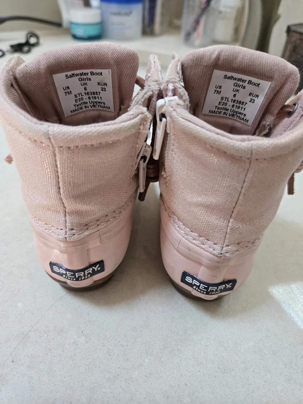 Sperry Kids' Pink Duck Boots - Waterproof Winter Boot